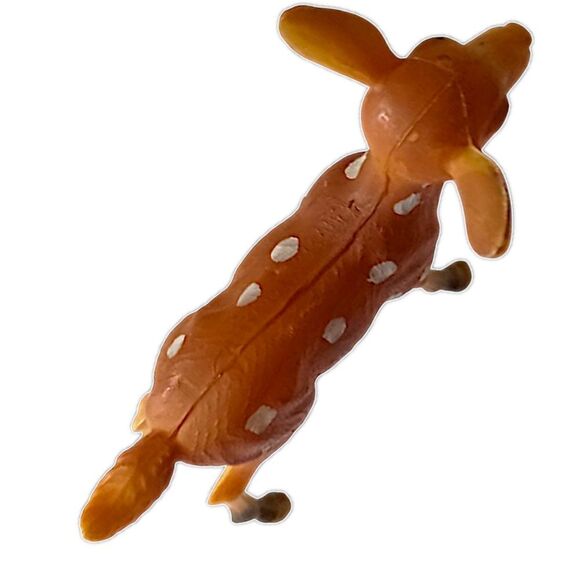 Vintage Reindeer Figure Mini Plastic Celluloid MCM Christmas Holiday Diorama - Picture 4 of 15